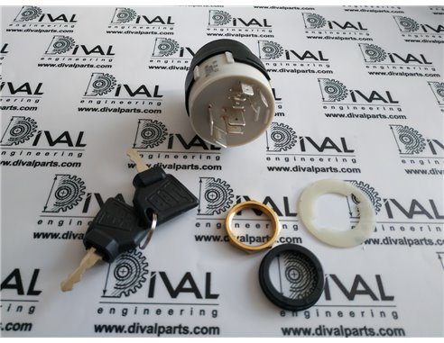 Замок 701/80184, 701/45500 зажигания для телескопического погрузчика и экскаватора погрузчика JCB