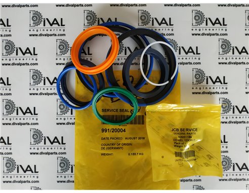 Ремкомплект 991/20004 гідроциліндра каретки/компенсації стріли для телескопічного навантажувача JCB