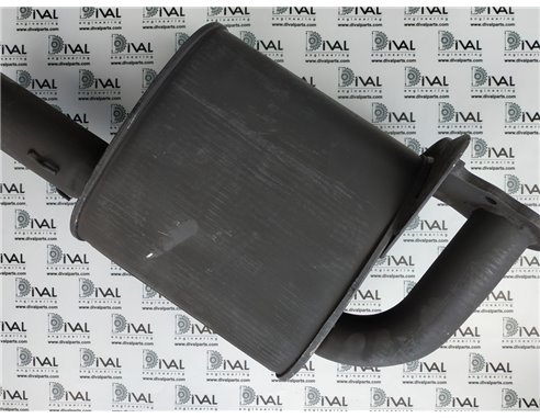 Глушитель 331/52383 двигателя для экскаватора погрузчика JCB