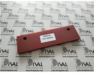 Пластина 331/40824 (напрямна) ковзання стріли для телескопічного навантажувача JCB 2