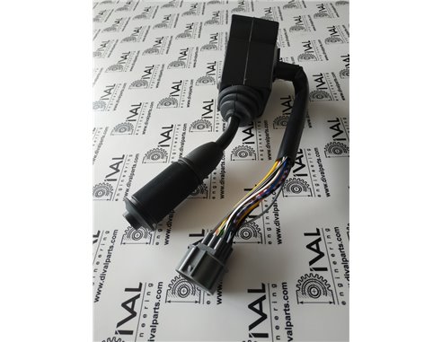 Ручка 701/44200 (перемикач) перемикання світла телескопічного навантажувача й екскаватора навантажувача JCB