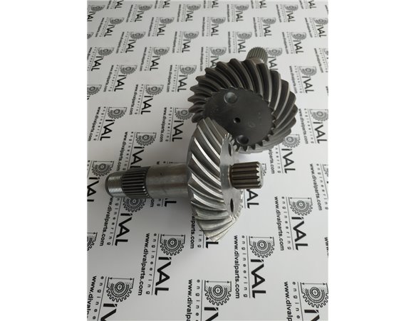 Шестірня 455/05300, 455/02000 (вал-шестерня) кутового редуктора для телескопічного навантажувача JCB