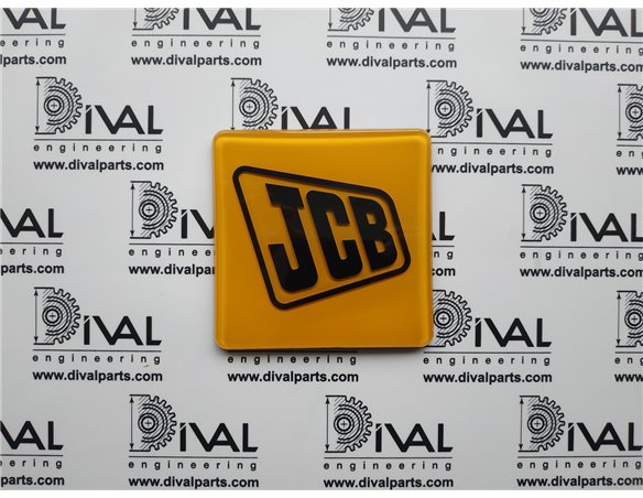 Эмблема 817/19661, 333/Z0213 (логотип) JCB решетки радиатора для экскаватора погрузчика JCB