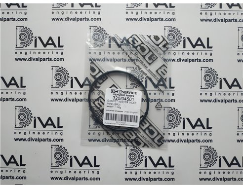 Кільце 320/04501 ущільнювальне патрубка двигуна телескопічного навантажувача й екскаватора навантажувача JCB
