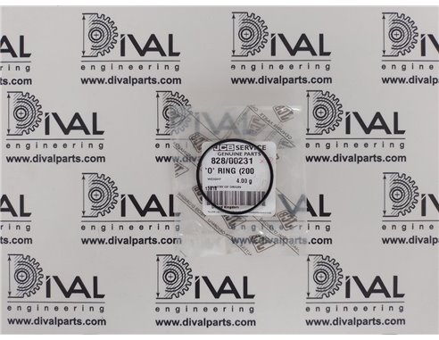Кольцо 828/00231 уплотнительное коробки передач для телескопического погрузчика и экскаватора погрузчика JCB