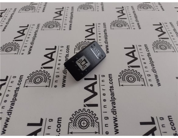 Перемикач 701/58825 маячка (клавіша) для телескопічного навантажувача й екскаватора навантажувача JCB