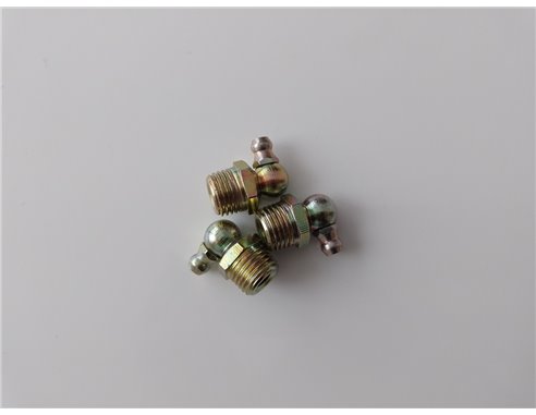 Маслёнка 1450/1002, 1450/1002A угловая (тавотница) телескопического погрузчика и экскаватора погрузчика JCB