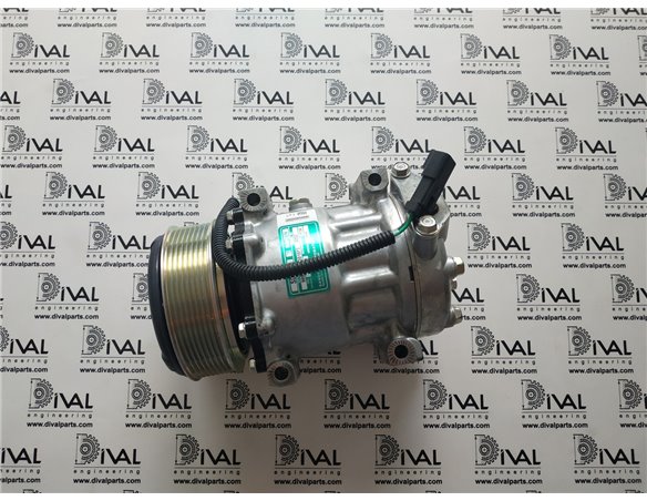 Компрессор 320/08563 кондиционера 24V для экскаватора погрузчика JCB