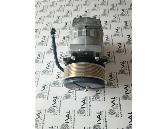 Компрессор 320/08563 кондиционера 24V для экскаватора погрузчика JCB