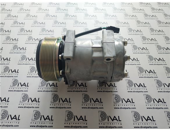 Компрессор 320/08563 кондиционера 24V для экскаватора погрузчика JCB