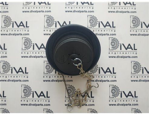 Кришка 333/C0880 бака паливного пластикова для телескопічного навантажувача й екскаватора навантажувача JCB