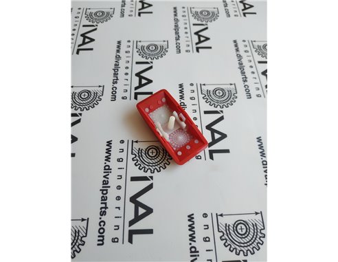 Переключатель 701/58839 аварийного сигнала (клавиша) телескопического погрузчика и экскаватора погрузчика JCB