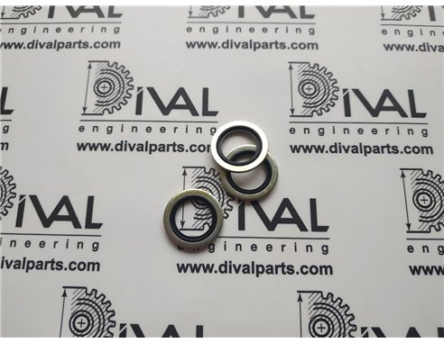 Шайба 1406/0015, KHJ0891 ущільнювальна 3/8" для телескопічного навантажувача й екскаватора навантажувача JCB