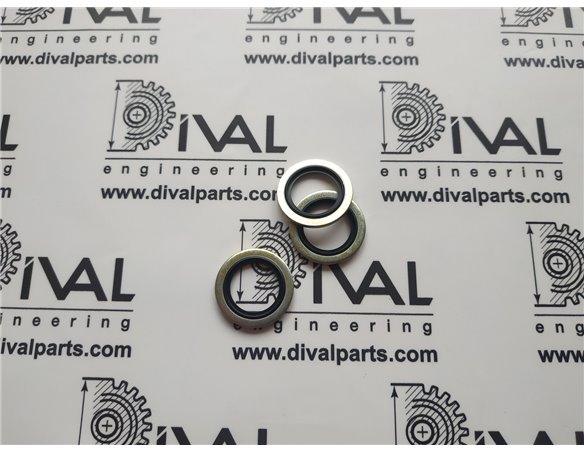 Шайба 1406/0015, KHJ0891 ущільнювальна 3/8" для телескопічного навантажувача й екскаватора навантажувача JCB