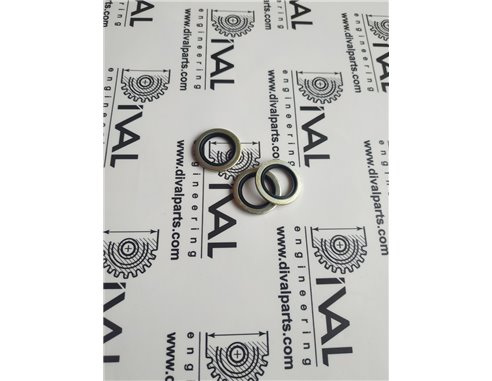 Шайба 1406/0015, KHJ0891 ущільнювальна 3/8" для телескопічного навантажувача й екскаватора навантажувача JCB