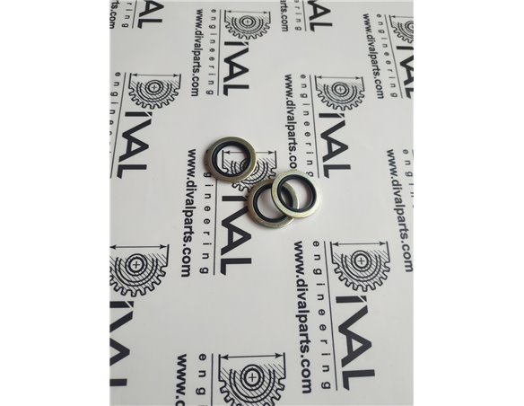 Шайба 1406/0015, KHJ0891 ущільнювальна 3/8" для телескопічного навантажувача й екскаватора навантажувача JCB