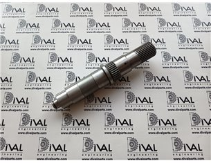 Вал 459/M4156, 459/50689 муфти 4WD КПП Powershift/Synchroshuttle для JCB 3CX/4CX/Loadall