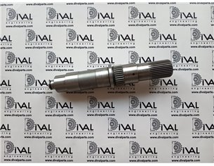 Вал 459/M4156, 459/50689 муфти 4WD КПП Powershift/Synchroshuttle для JCB 3CX/4CX/Loadall 2